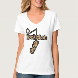 T-shirt Accro au Ukulele