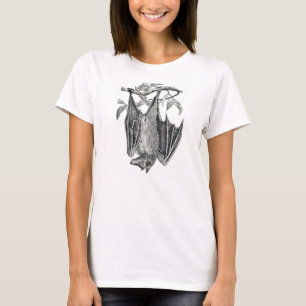 T-shirt accrochant de dames de batte