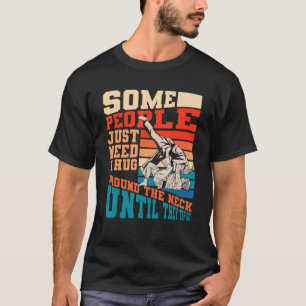 T-shirt Accroche Autour Du Cou Tap Out Bjj Jiu Ji Brésilie