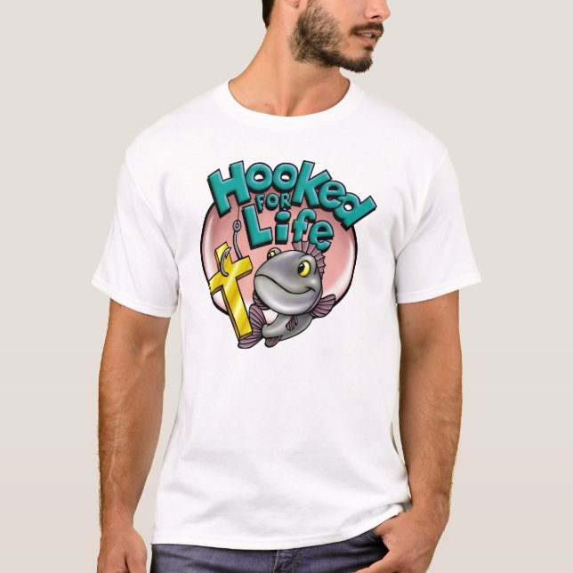 T-shirt ACCROCHÉ POUR la pièce en t de la VIE (Devant)