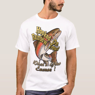 T-shirt Accroché sur la chemise de truite