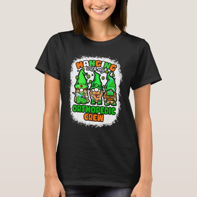 T-shirt Accrocher avec mon infirmière de l'équipage orthop (Devant)