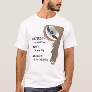 T-shirt Accrocher la paresse du sommeil