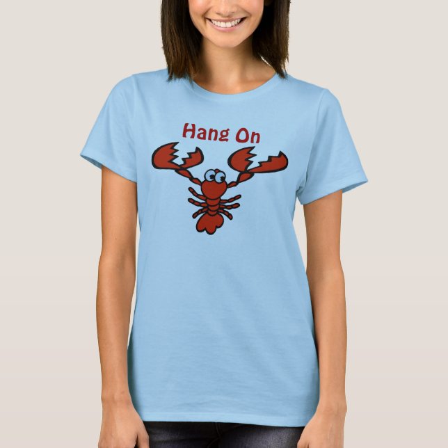 T-shirt Accrocher Sur Le Homard De Poisson-Éclair (Devant)