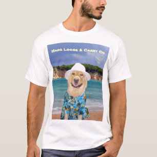 T-shirt Accrochez lâchement et continuez la chemise de