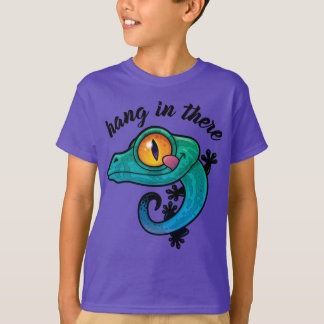 T-shirt Accrochez-Vous À Ce Gecko Coloré