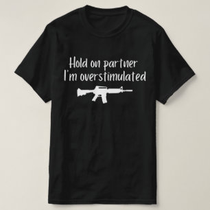 T-shirt Accrochez-Vous Au Partenaire Im Surstimulé, Homme 
