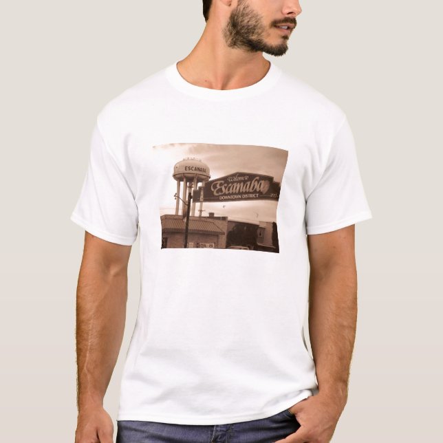 T-shirt Accueil à Escanaba (Devant)