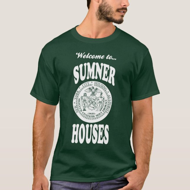 T-shirt Accueil aux Chambres de Sumner - copie blanche (Devant)