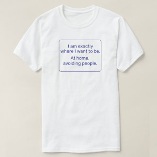 T-shirt Accueil (bleu)