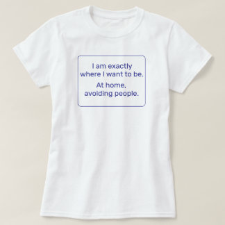 T-shirt Accueil (bleu)