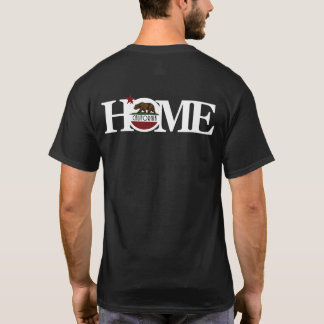 T-shirt ACCUEIL Californie (texte blanc)