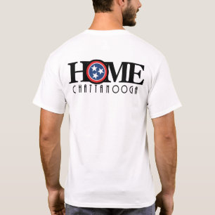 T-shirt ACCUEIL Chattanooga (Imprimer de retour)
