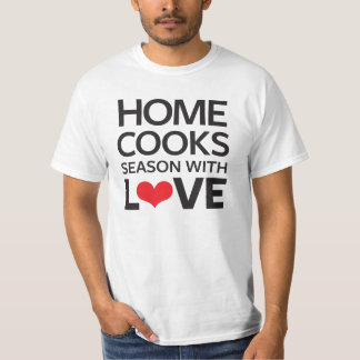 T-shirt Accueil Cuisiniers Saison Avec Amour