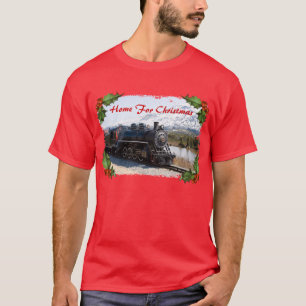 T-shirt Accueil dans le train de la chemise pour hommes de