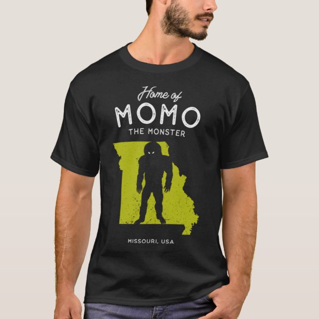 T-shirt \Accueil de Momo Le Monstre - Missouri, USA (Devant)