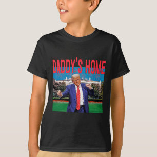 T-shirt Accueil de papa Trump Pink Trump 2024 Take America