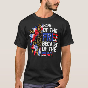 T-shirt Accueil Du Libre À Cause Du Brave Tournesol 4T