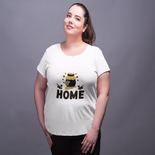 T-shirt "ACCUEIL" en pot d'abeille et de miel