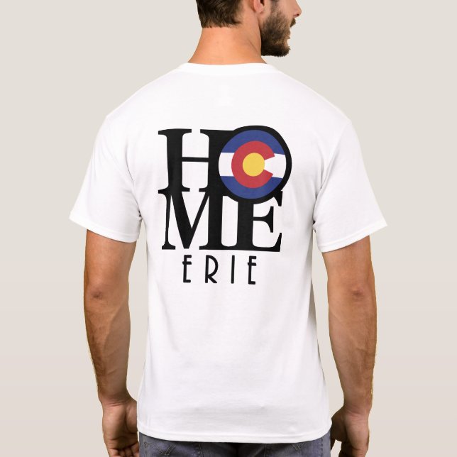 T-shirt ACCUEIL Erie Colorado (Dos)