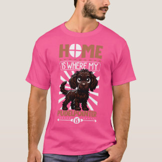 T-shirt Accueil est avec mon Pudelpointer