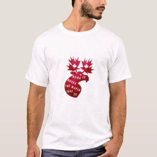 T-shirt Accueil est là où se trouve la feuille d'érable, D
