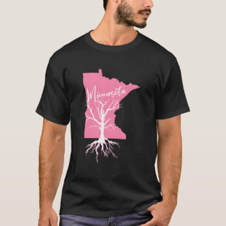 T-shirt Accueil État Minnesota Racines