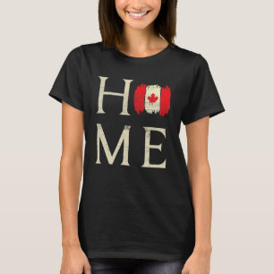 T-shirt Accueil Fête du Canada Maple Fier Drapeau canadien