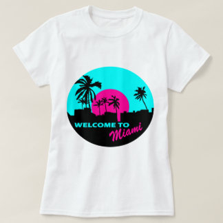 T-shirt Accueil frais à la conception de Miami