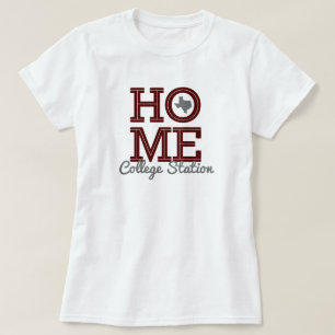T-shirt ACCUEIL - Lettres en gras & Forme texane Aggie Mar