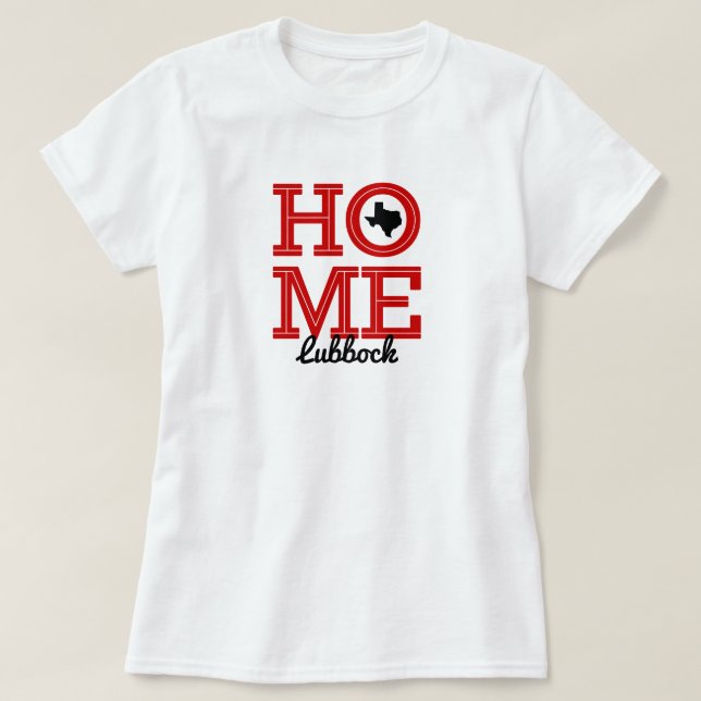 T-shirt ACCUEIL - Lettres en gras & Forme texane Raider Re (Design devant)