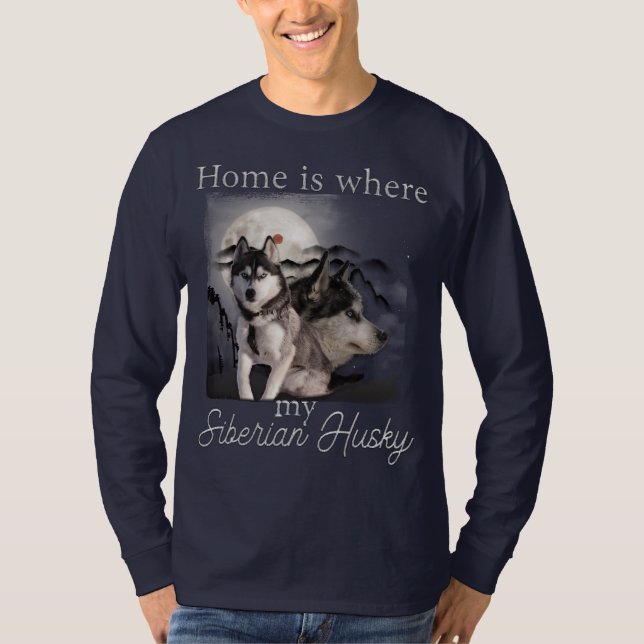 T-shirt Accueil Mon Husky Sibérien (Devant)