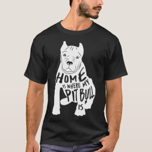 T-shirt Accueil Où Est Mon Pit Bull