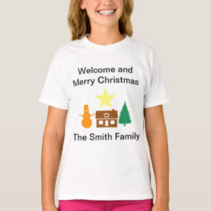 T-shirt Accueil pour Noël