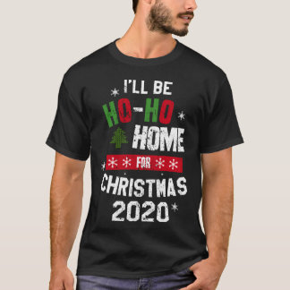 T-shirt Accueil pour Noël rétro