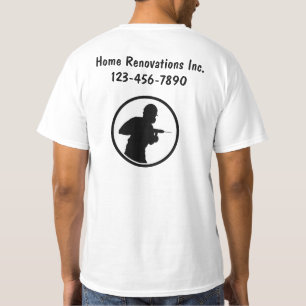 T-shirt Accueil Rénovation Suppression des chemises de tra