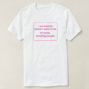 T-shirt Accueil (rose)