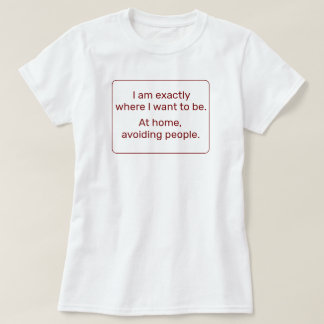 T-shirt Accueil (rouge)