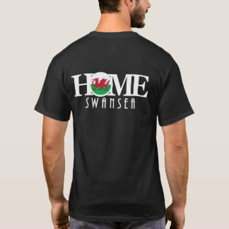 T-shirt ACCUEIL Swansea Wales (retour)