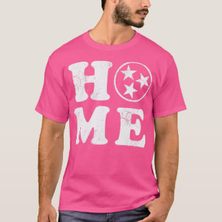 T-shirt Accueil Tennessee Drapeau orange