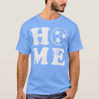 T-shirt Accueil Tennessee Drapeau orange