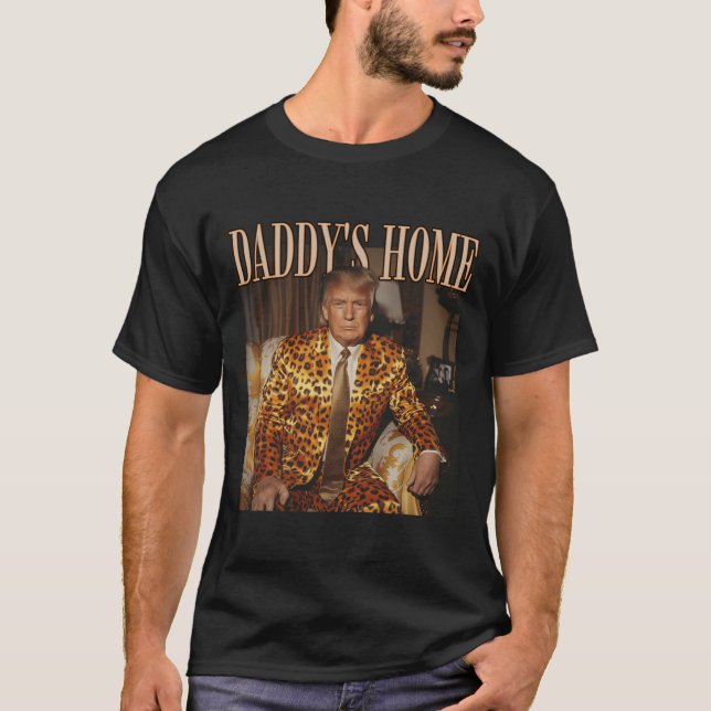 T-shirt Accueil Trump Chemise Trump 2024 Leopard Funny Mag (Devant)