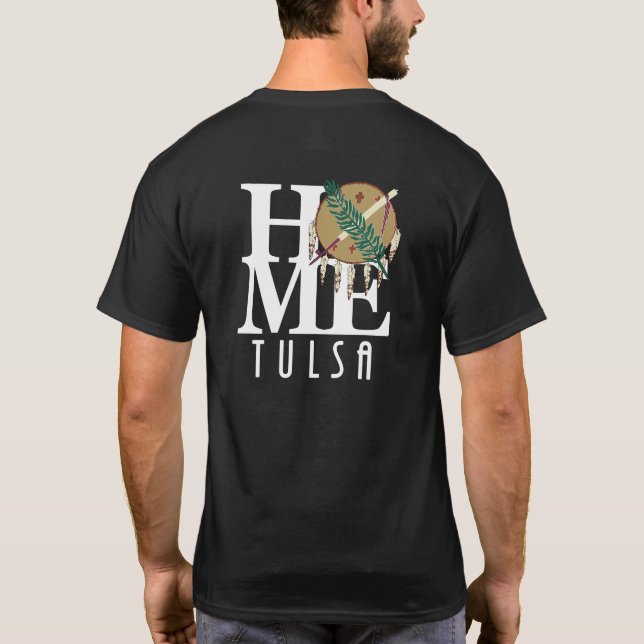 T-shirt ACCUEIL Tulsa Oklahoma (retour) (Dos)