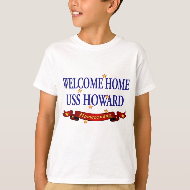 T-shirt Accueil USS Howard (Devant)