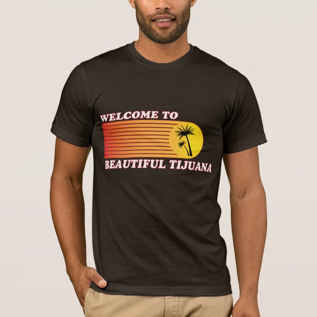T-shirt Accueil vers Tijuana (Devant)