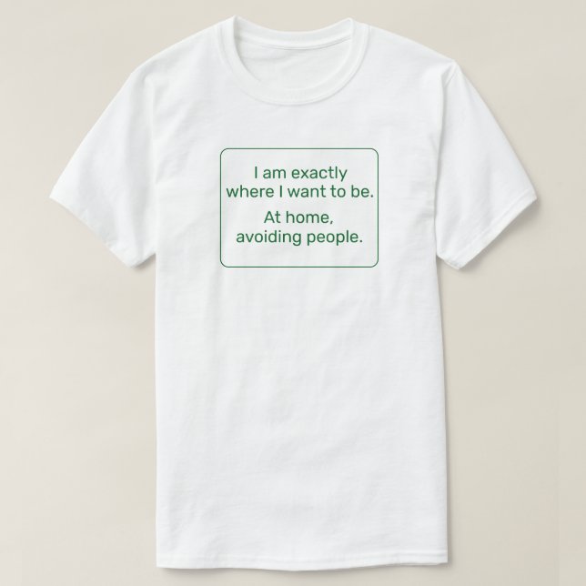 T-shirt Accueil (vert) (Design devant)
