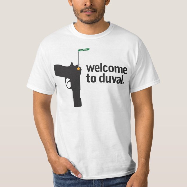 T-shirt Accueillez à Duval 1 (Devant)