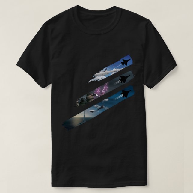 T-shirt Ace Combat Ace 7_ Trois frappes_ (Design devant)