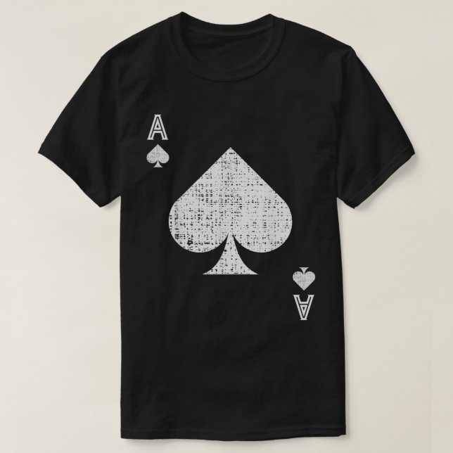 T-shirt Ace De Pique Costume Halloween (Design devant)