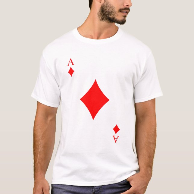 T-shirt Ace des diamants (Devant)